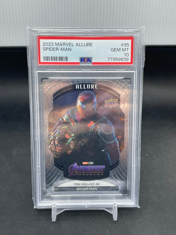 2022 UPPER DECK MARVEL ALLURE - SPIDER-MAN - #95 - PSA 10
