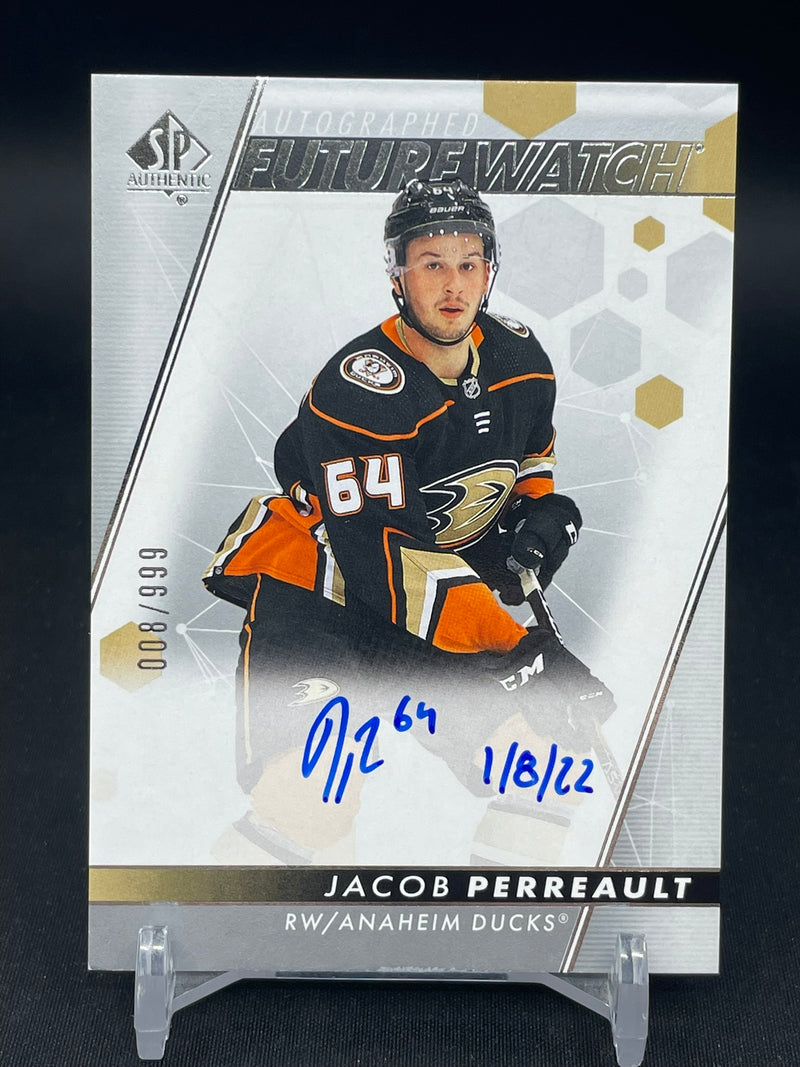 2022 UPPER DECK SP AUTHENTIC - INSCRIBED FUTURE WATCH AUTO - J. PERREAULT - #109 - #'D/999 - AUTOGRAPH - RC