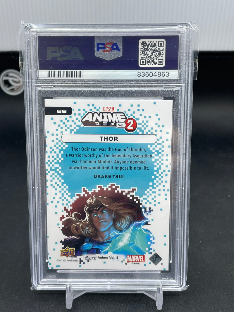 2023 UPPER DECK MARVEL ANIME VOLUME 2 - THATCHED FOIL - THOR -