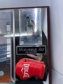 MUHAMMAD ALI  AUTOGRAPHED DISPLAY WITH COA