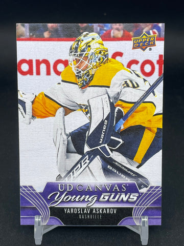 2023 UPPER DECK SERIES ONE - UD CANVAS - YOUNG GUNS - Y. ASKAROV - #C111 - RC