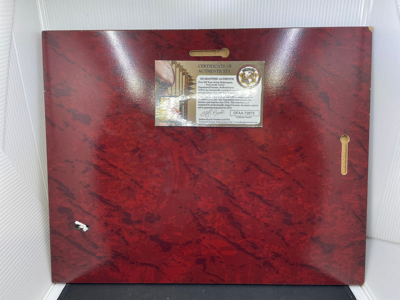 MUHAMMAD ALI  AUTOGRAPHED DISPLAY WITH COA