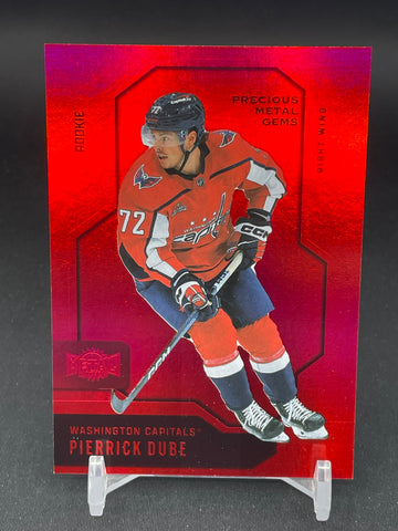 2024 UPPER DECK METAL UNIVERSE SKYBOX - RED PRECIOUS METAL GEMS - P. DUBE - #117 - #'D/100 - RC