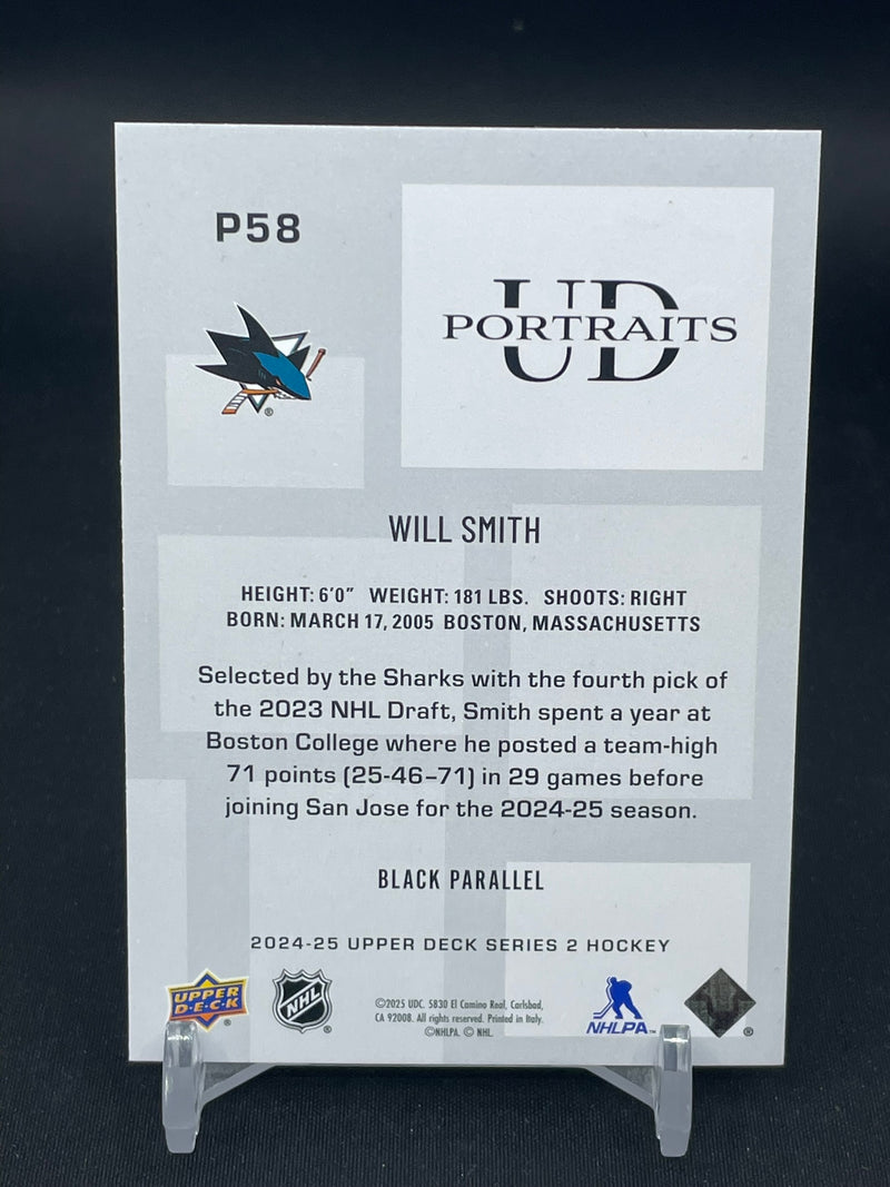 2024 UPPER DECK SERIES TWO - BLACK PARALLEL - UD PORTRAITS - W. SMITH -