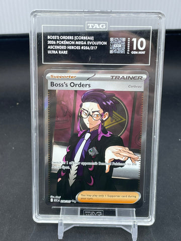 POKEMON - ASCENDED HEROES - BOSS'S ORDERS - FULL ART - TAG 10