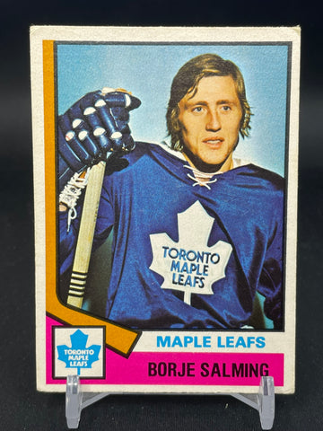 1974 O-PEE-CHEE - B. SALMING - #180 - RC