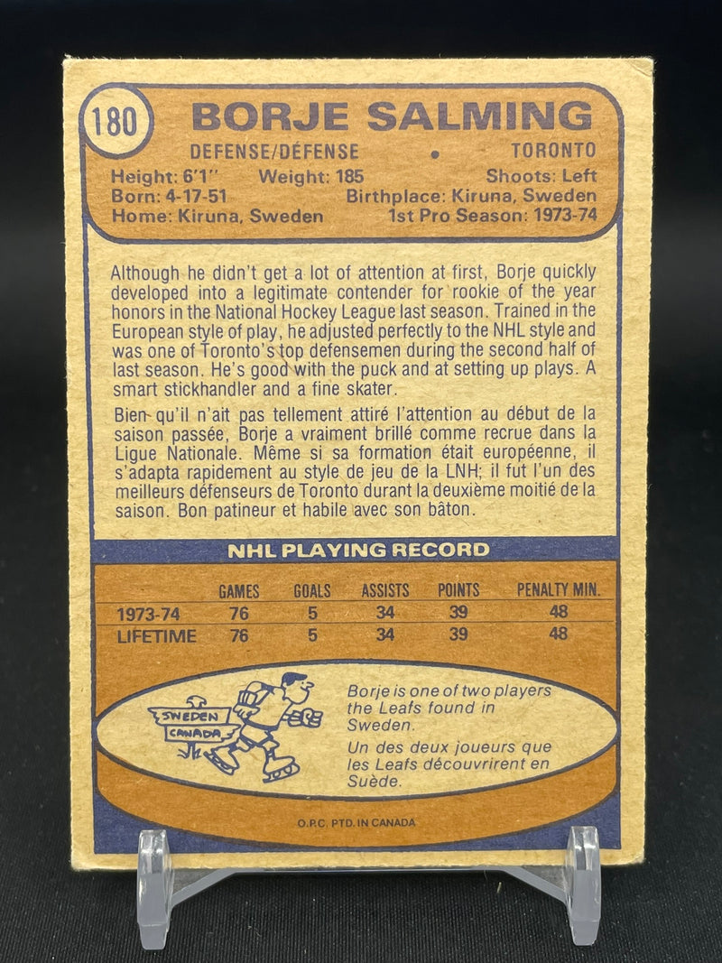 1974 O-PEE-CHEE - B. SALMING -