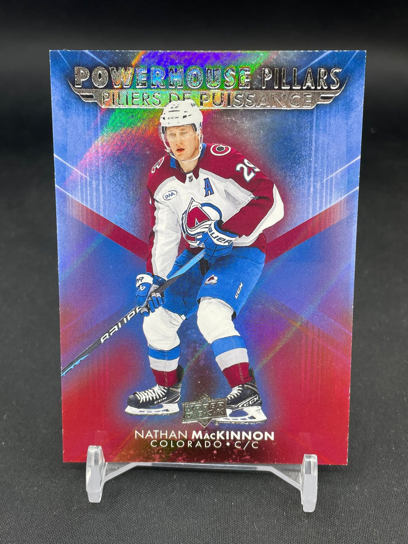 2025 UPPER DECK TIM HORTONS - POWERHOUSE PILLARS - N. MACKINNON -