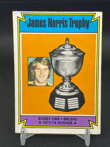 1974 O-PEE-CHEE - JAMES NORRIS TROPHY - B. ORR - #248