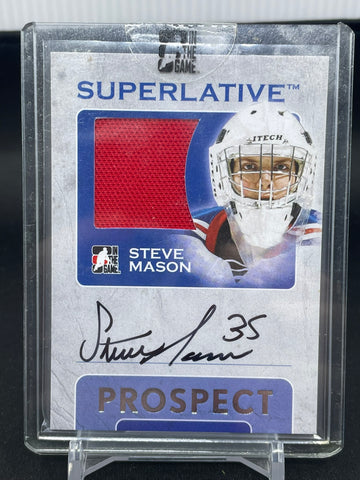 2008 IN THE GAME SUPERLATIVE - SILVER VERSION - S. MASON - #SP-SM - #'D/50 - RELIC AUTOGRAPH