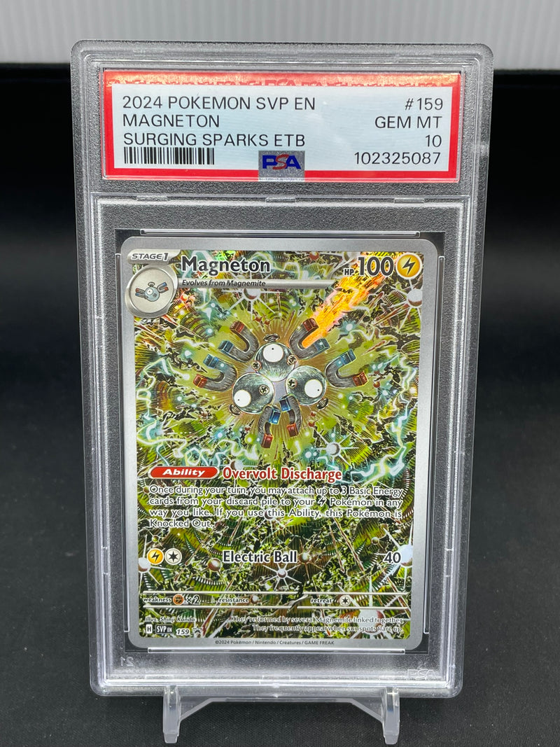 POKEMON - SURGING SPARKS ETB PROMO - MAGNETON - FULL ART -