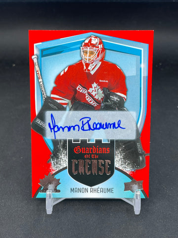 2026 UPPER DECK TEAM CANADA - RED AUTO - GUARDIANS OF THE CREASE - M. RHEAUME - #G-12 - AUTOGRAPH