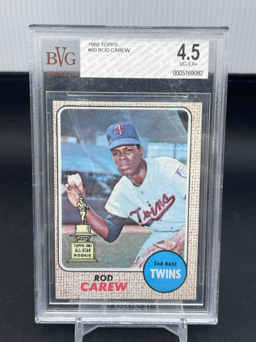1968 TOPPS - R. CAREW - #80 - BGS 4.5 - RC