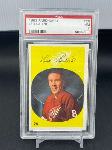 1962 PARKHURST - L. LABINE - #26 - PSA 7