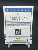2019 PANINI DONRUSS - INDEPENDANCE DAY - J. DAVIS -