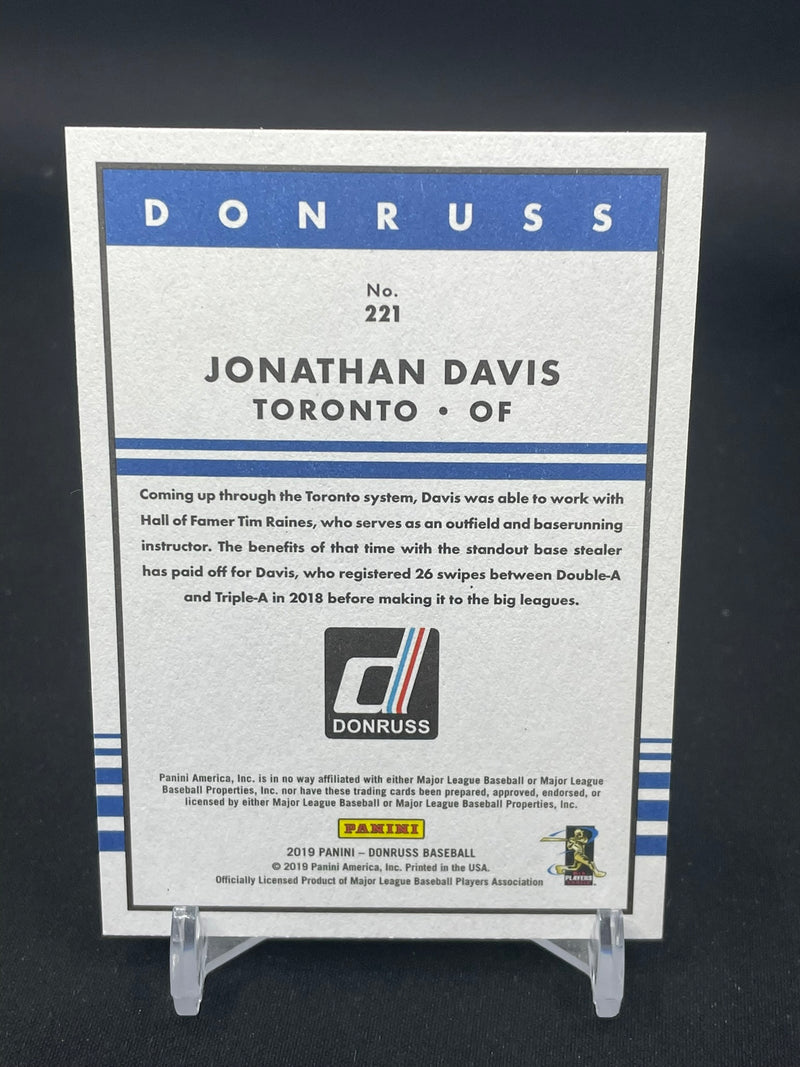 2019 PANINI DONRUSS - INDEPENDANCE DAY - J. DAVIS -