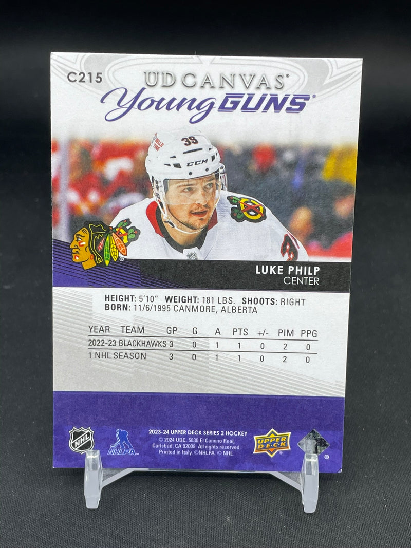 2023 UPPER DECK SERIES TWO - UD CANVAS - YOUNG GUNS - L. PHILP -