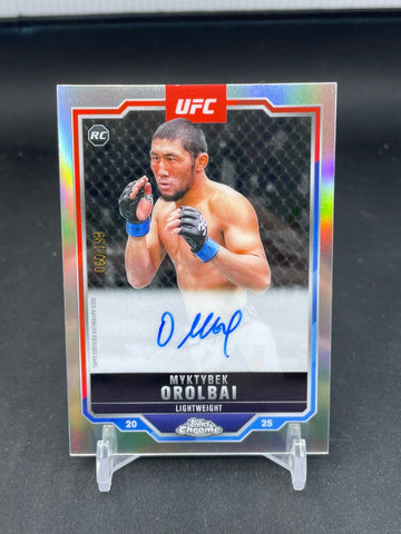 2025 TOPPS CHROME - REFRACTOR - M. OROLBAI - #CRA-MO - #'D/199 - AUTOGRAPH - RC