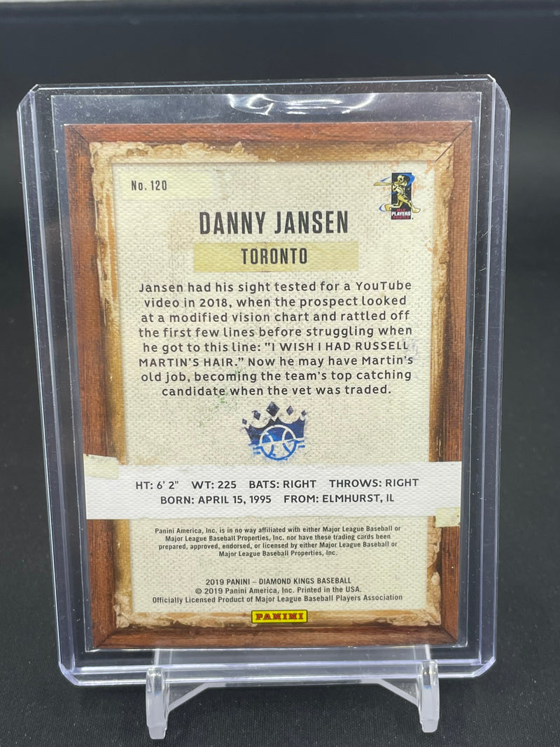 2019 PANINI DIAMOND KINGS - PLUM FRAMED - D. JENSEN -