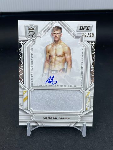 2024 TOPPS ROYALTY - ROYALTY RELIC SIGNATURES - A. ALLEN - #RYS-AAN - #'D/99 - RELIC - AUTOGRAPH