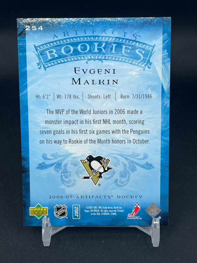 2006 UPPER DECK ARTIFACTS - ROOKIES - E. MALKIN - #254 - #'D/599 - RC