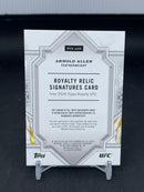 2024 TOPPS ROYALTY - ROYALTY RELIC SIGNATURES - A. ALLEN - #RYS-AAN - #'D/99 - RELIC - AUTOGRAPH
