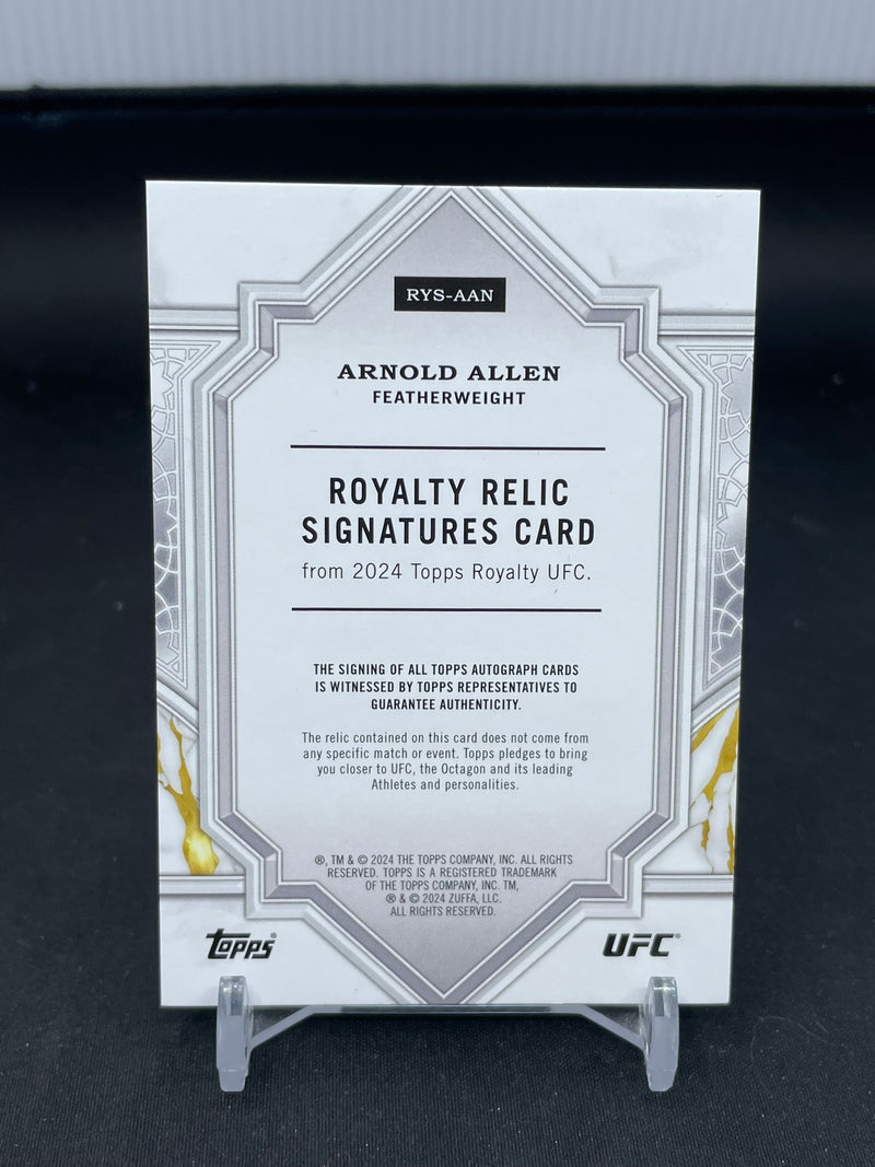 2024 TOPPS ROYALTY - ROYALTY RELIC SIGNATURES - A. ALLEN - #RYS-AAN - #'D/99 - RELIC - AUTOGRAPH