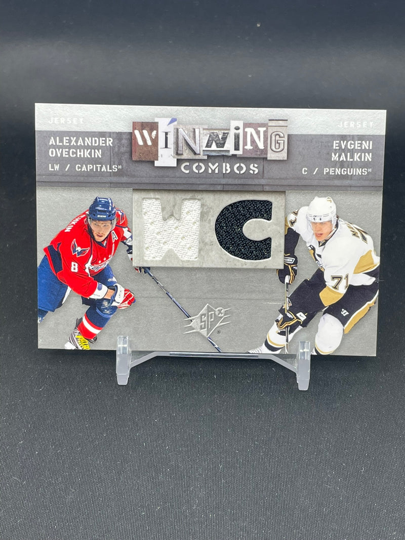 2009 UPPER DECK SPX - WINNING COMBOS - A. OVECHKIN / E. MALKIN -