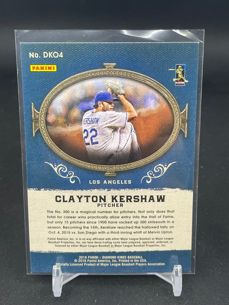 2016 PANINI DIAMOND KINGS - DK ORIGINALS - C. KERSHAW -