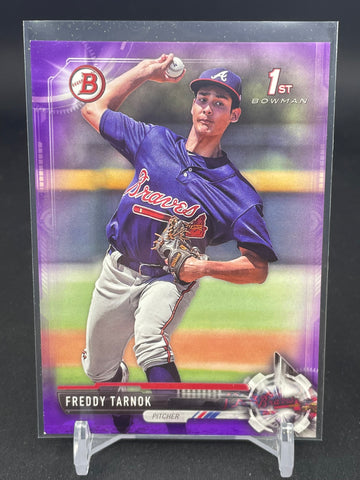 2017 TOPPS BOWMAN DRAFT - PURPLE - 1ST BOWMAN - F. TARNOK - #BD144 - #'D/250