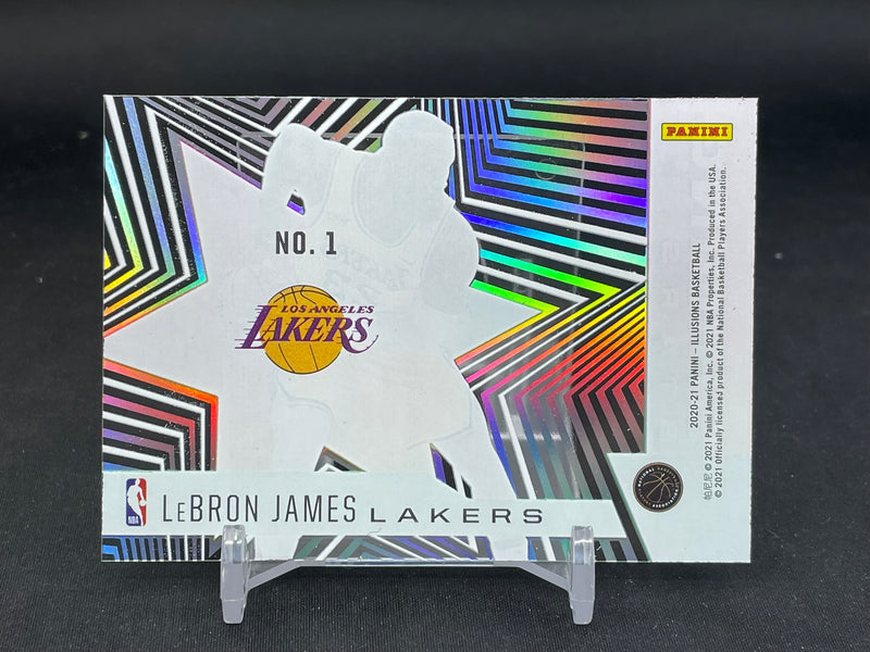 2020 PANINI ILLUSIONS - EMERALD - SHINING STARS - L. JAMES -