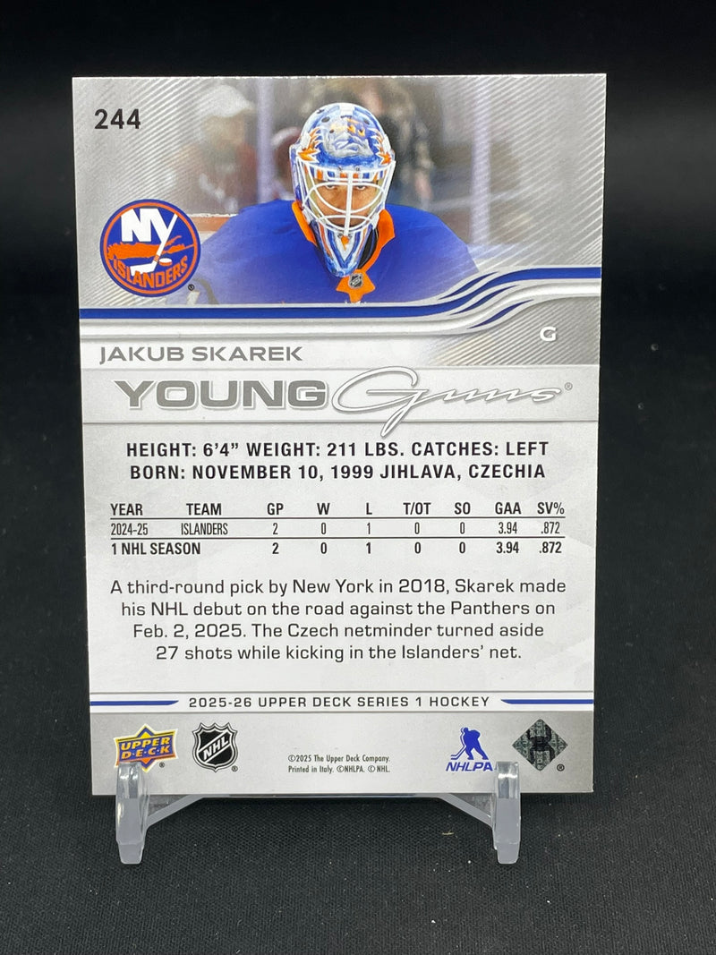 2025 UPPER DECK SERIES ONE - YOUNG GUNS - J. SKAREK -