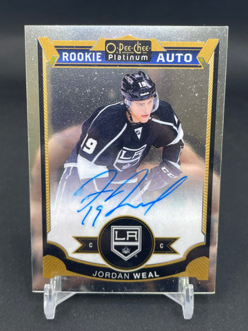 2015 UPPER DECK O-PEE-CHEE PLATINUM - ROOKIE AUTO - J. WEAL - #175 - AUTOGRAPH - RC