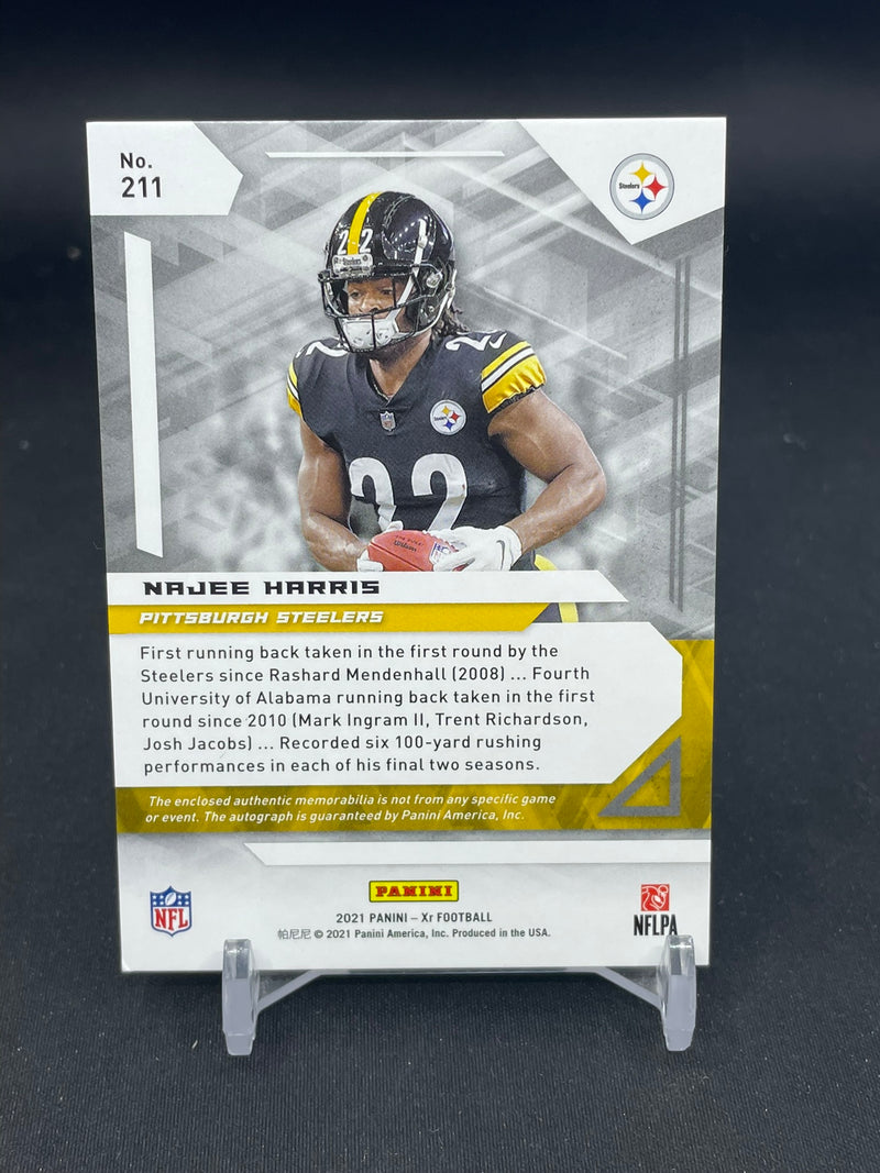 2021 PANINI XR - N. HARRIS - #211 - #'D/149 - TRIPLE RELIC - AUTOGRAPH - RC