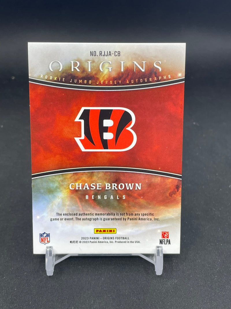 2023 PANINI ORIGINS - ROOKIE JUMBO JERSEY AUTOGRAPHS - C. BROWN -