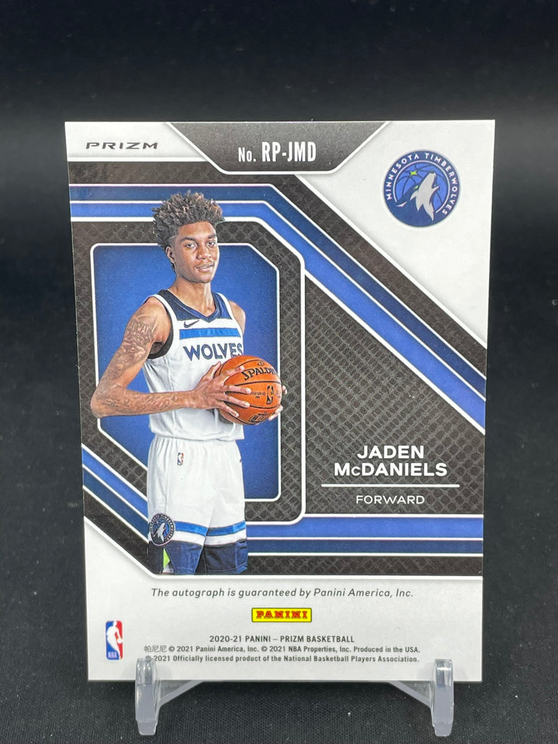2020 PANINI PRIZM - SILVER PRIZM - PENMANSHIP - J. MCDANIELS -