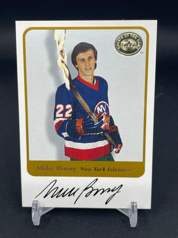 2001 FLEER GREATS OF THE GAME - M. BOSSY - AUTOGRAPH