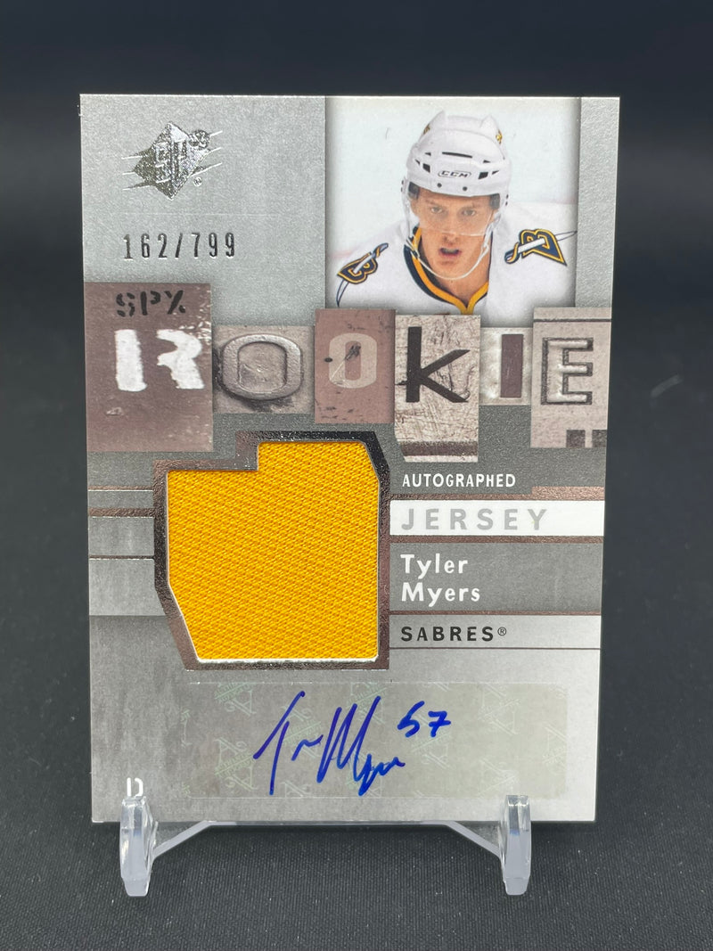 2009 UPPER DECK SPX - ROOKIE AUTOGRAPHED JERSEY - T. MYERS - #166 - #'D/199 - RELIC - AUTOGRAPH - RC