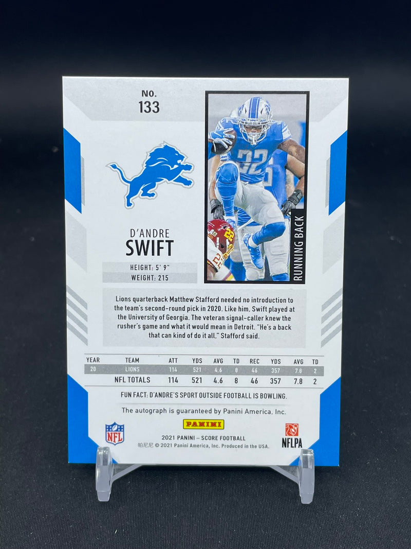 2021 PANINI SCORE - D. SWIFT -
