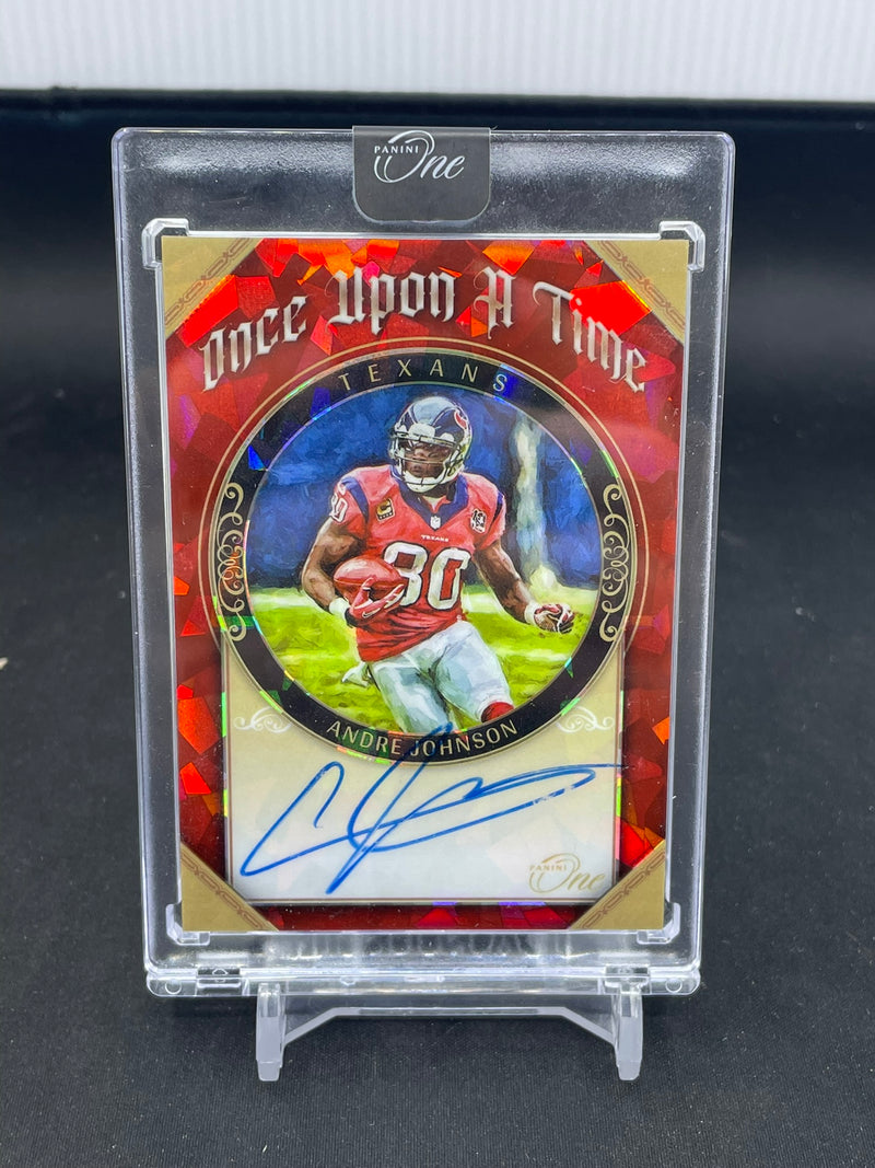 2021 PANINI ONE - RED - ONCE UPON A TIME - A. JOHNSON - #358 - #'D/7 - AUTOGRAPH