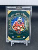 2021 PANINI ONE - RED - ONCE UPON A TIME - A. JOHNSON - #358 - #'D/7 - AUTOGRAPH