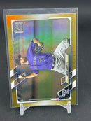 2021 TOPPS SERIES ONE - GOLD FOIL - SINGLES - SELECT YOUR PLAYER