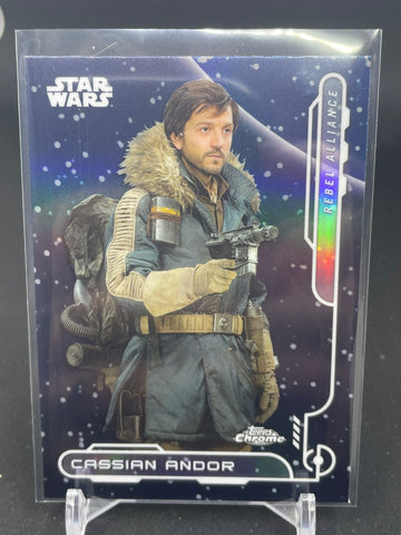 2024 TOPPS CHROME STAR WARS - REBEL ALLIANCE - CASSIAN ANDOR - #RA-7