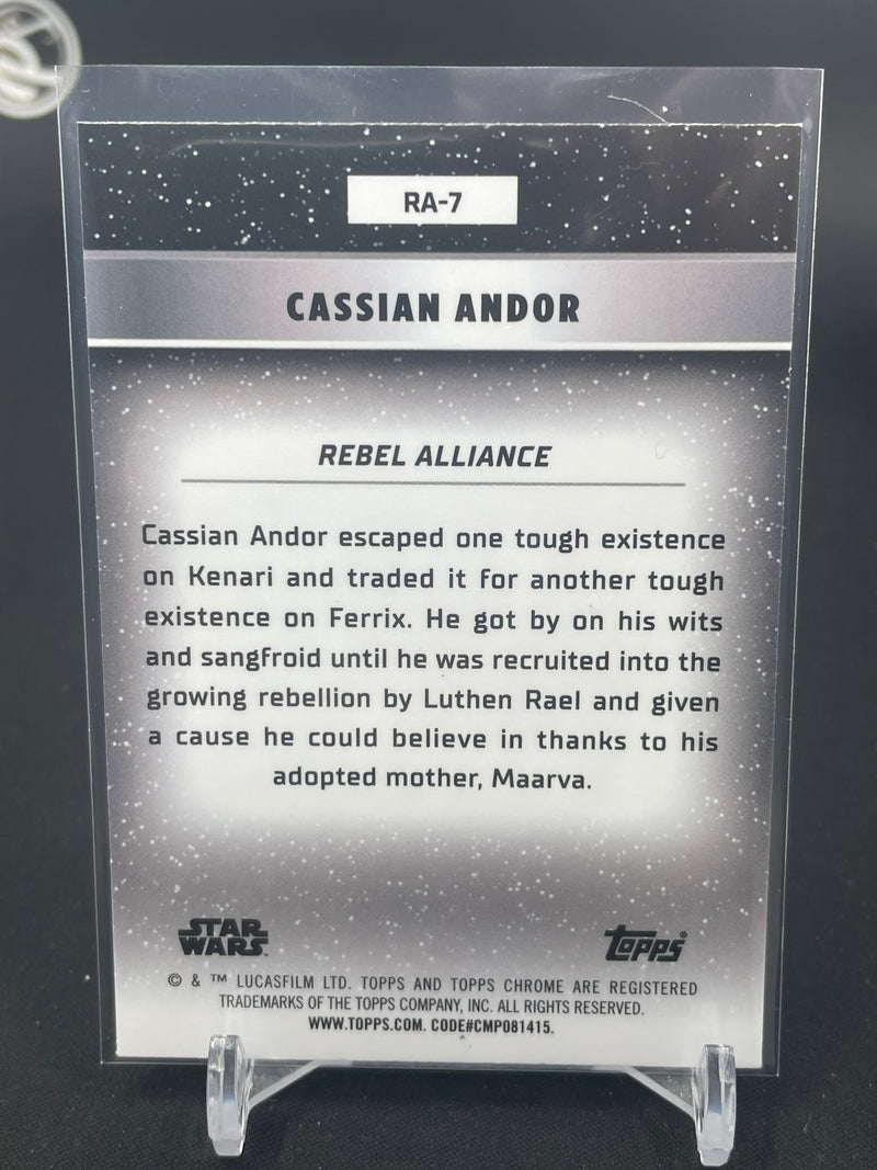 2024 TOPPS CHROME STAR WARS - REBEL ALLIANCE - CASSIAN ANDOR -