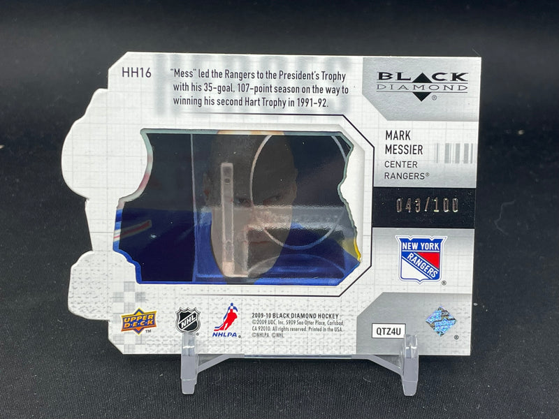 2009 UPPER DECK BLACK DIAMOND - HARDWARE HEROES - M. MESSIER - #HH16 - #'D/100