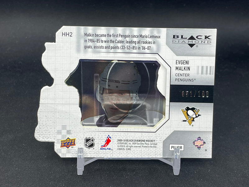 2009 UPPER DECK BLACK DIAMOND - HARDWARE HEROES - E. MALKIN - #HH2 - #'D/100