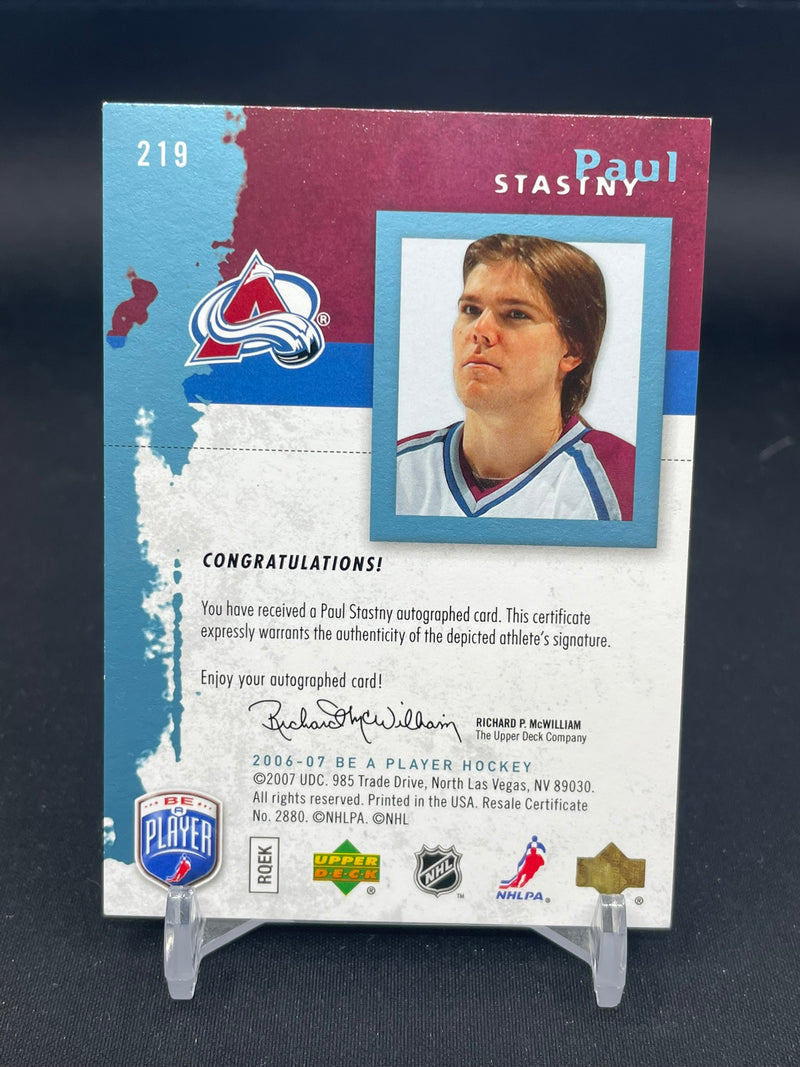 2006 UPPER DECK BE A PLAYER - ROOKIE - P. STASTNY -