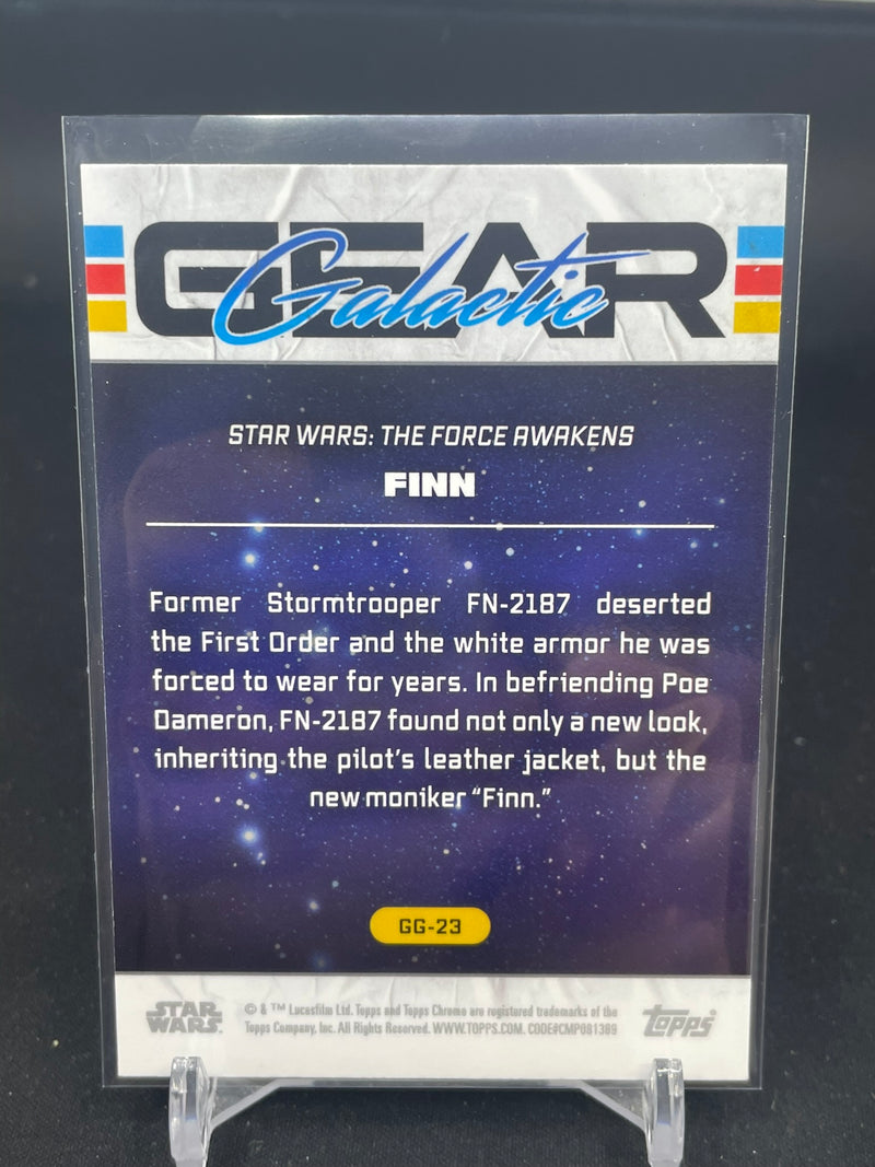 2024 TOPPS CHROME STAR WARS - GEAR GALACTIC - FINN -