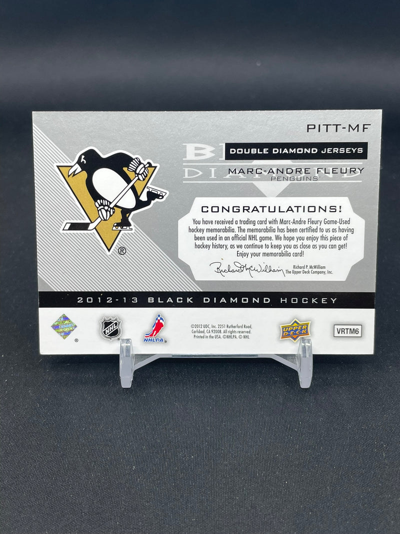 2012 UPPER DECK BLACK DIAMOND - DOUBLE DIAMOND JERSEYS - M. FLEURY -