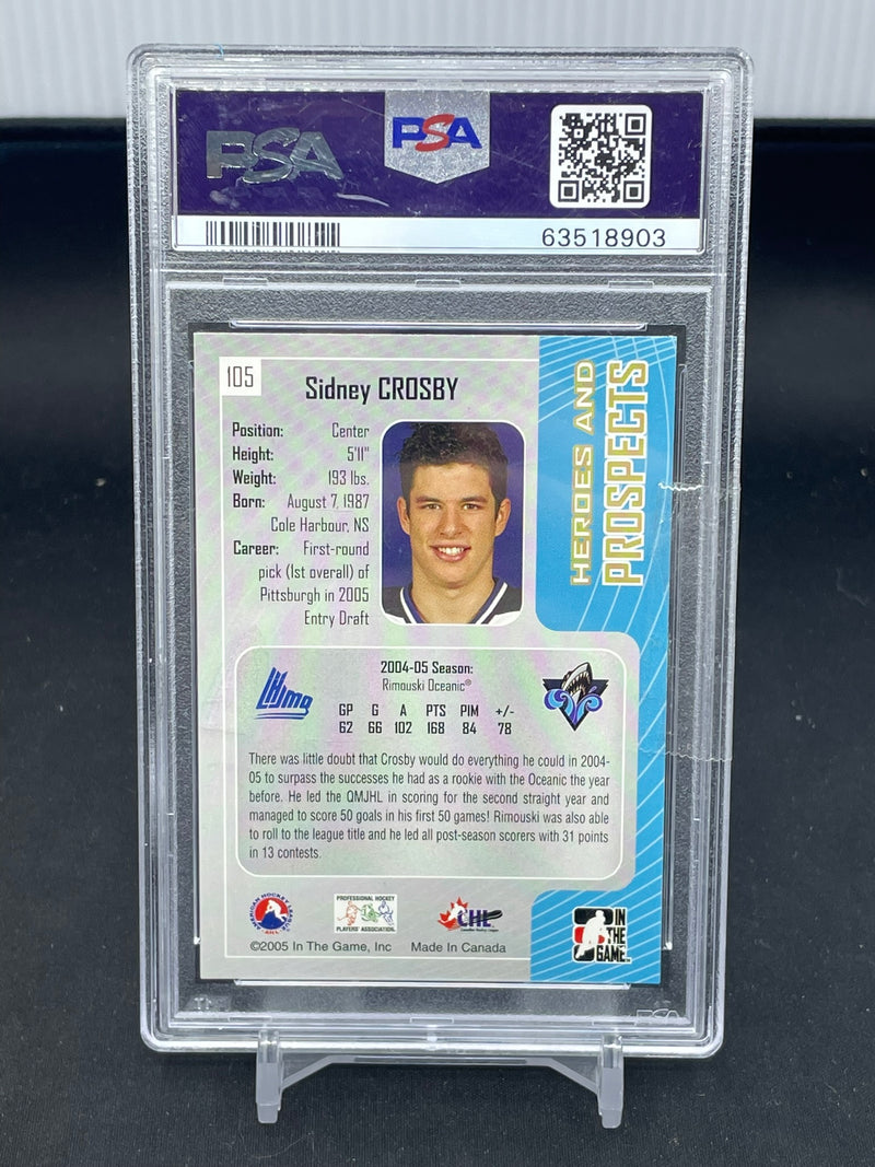2005 IN THE GAME HEROES & PROSPECTS - S. CROSBY -